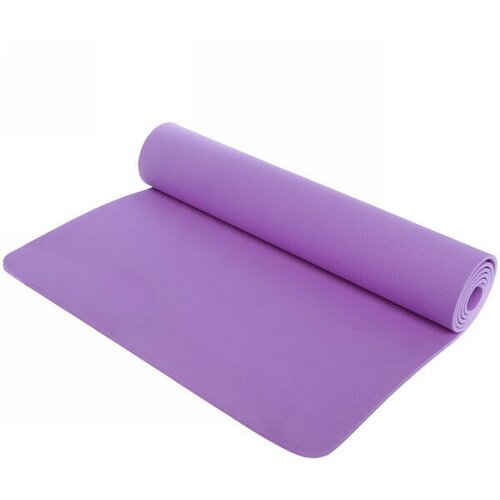Коврик для йоги 6 мм 173х61 см «Умиротворение» EVA, фиолетовый коврик для йоги 6 мм 61х173 см однотонный фиолетовый