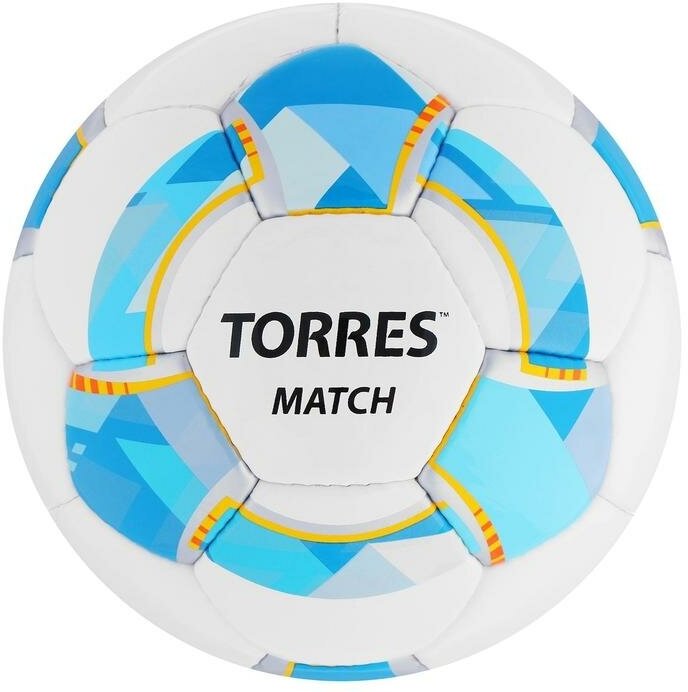 TORRES Мяч футбольный TORRES Match, PU, ручная сшивка, 32 панели, р. 4