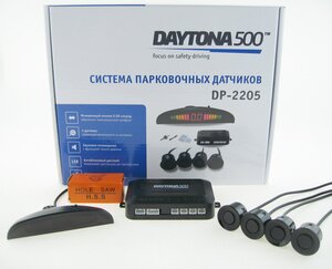 Парктроник Daytona500 DP-2205 4 датчика сенсор 22мм Черный