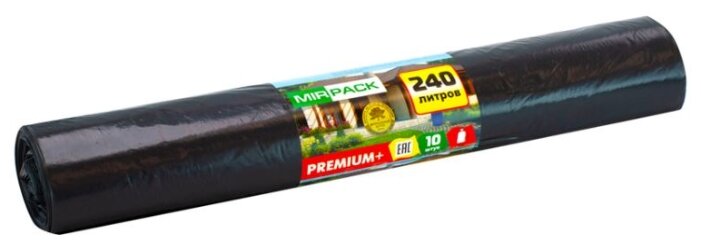 Мешки для мусора MirPack Premium+ 240 л (10 шт.)