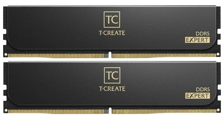 Модуль памяти Team Group 32GB (16GBx2) DDR5 6000 DIMM T-CREATE EXPERT(BK) CTCED532G6000HC38ADC01 CL38-38-38-78 1.25V