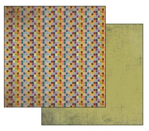 Бумага двухсторонняя для скрапбукинга Фактура коричневого и красного STAMPERIA 31,2 х 30,3 см SBB288