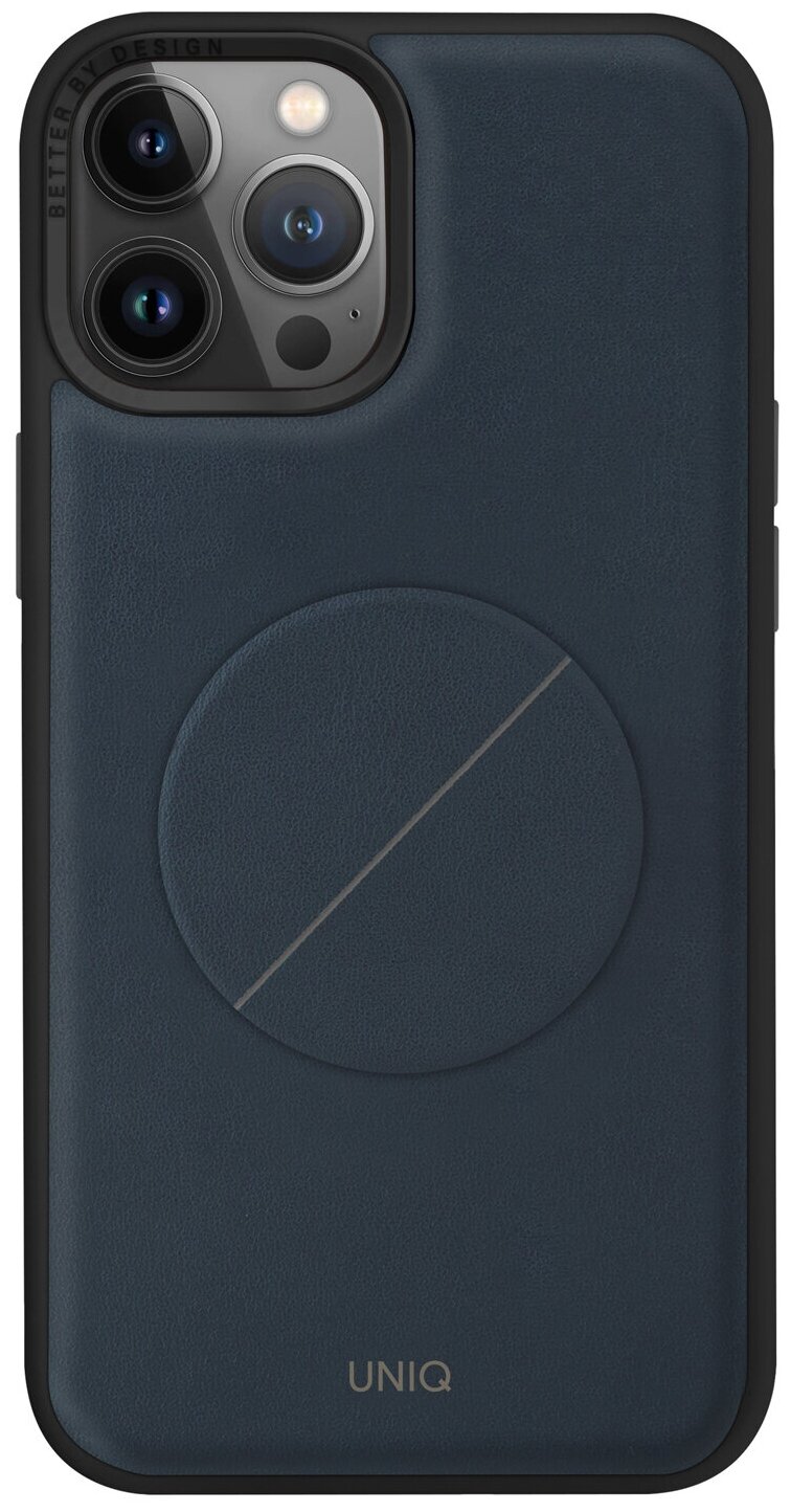 Чехол Uniq Novo with magnetic grip для iPhone 14 Pro цвет Синий (IP6.1P(2022)-NOVOBLU)