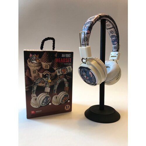 Наушники беспроводные Bluetooth 51 детские из серии Том и Джерри с изображением кота Тома 139000₽