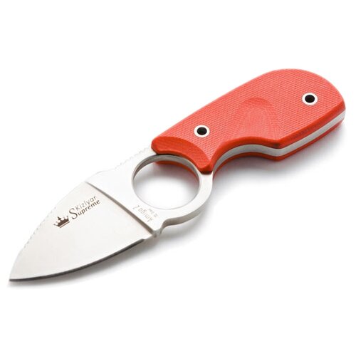 Нож фиксированный Kizlyar Supreme Amigo Z D2 Satin оранжевый
