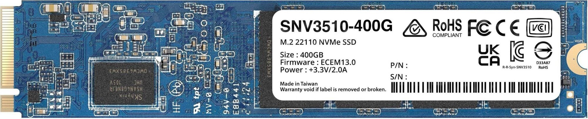 Накопитель SSD Synology SNV3510-400G 400GB - фото №4