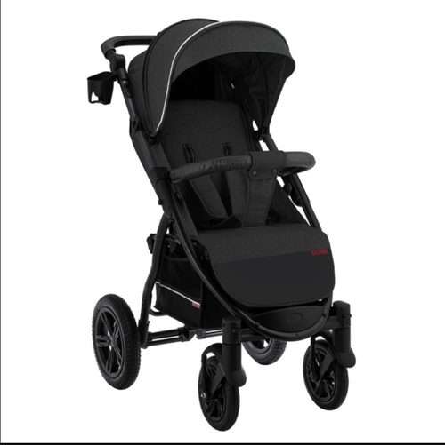 Коляска прогулочная Baby Tilly Omega CRL-1611 2023 Dark Grey (гелевые колеса) ПА