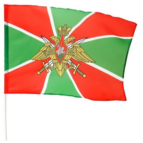 Флаг Пограничных войск, 90 х 135 см, полиэфирный шелк, без древка