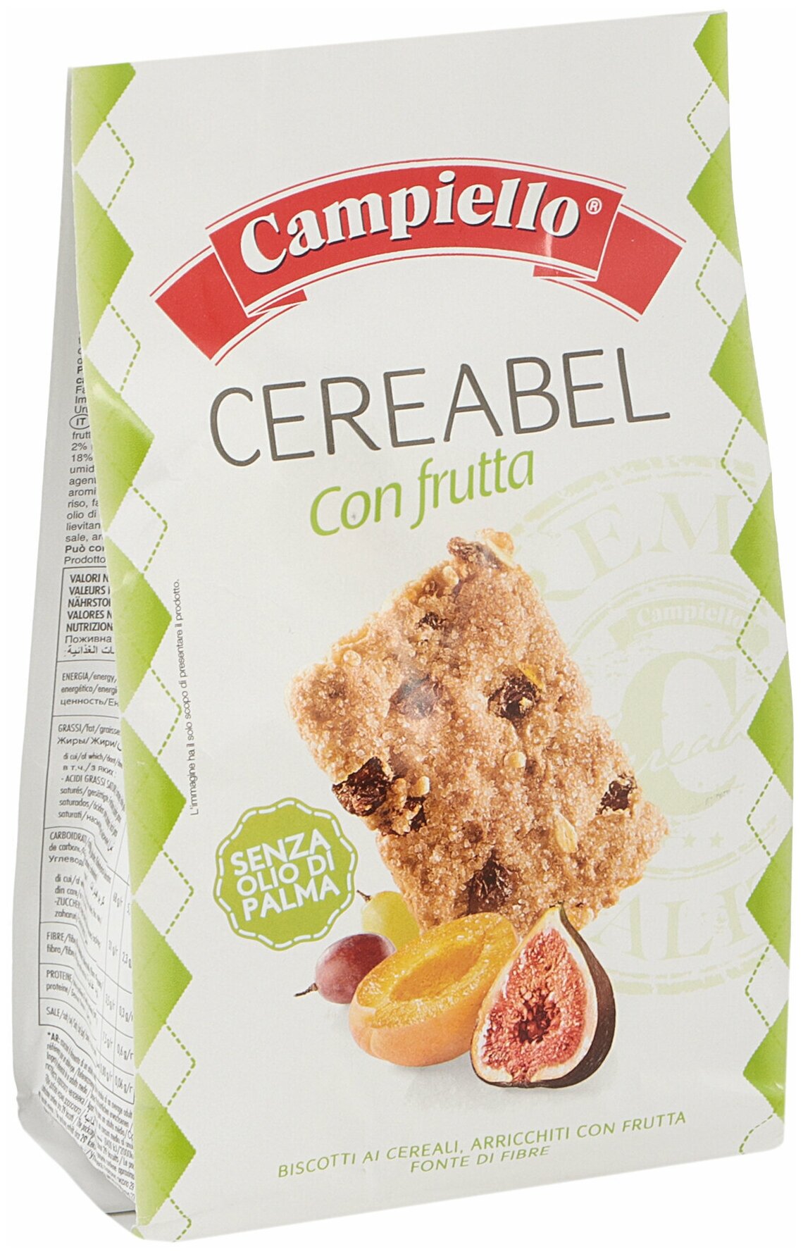 Печенье Campiello CEREABEL Con frutta 220 г