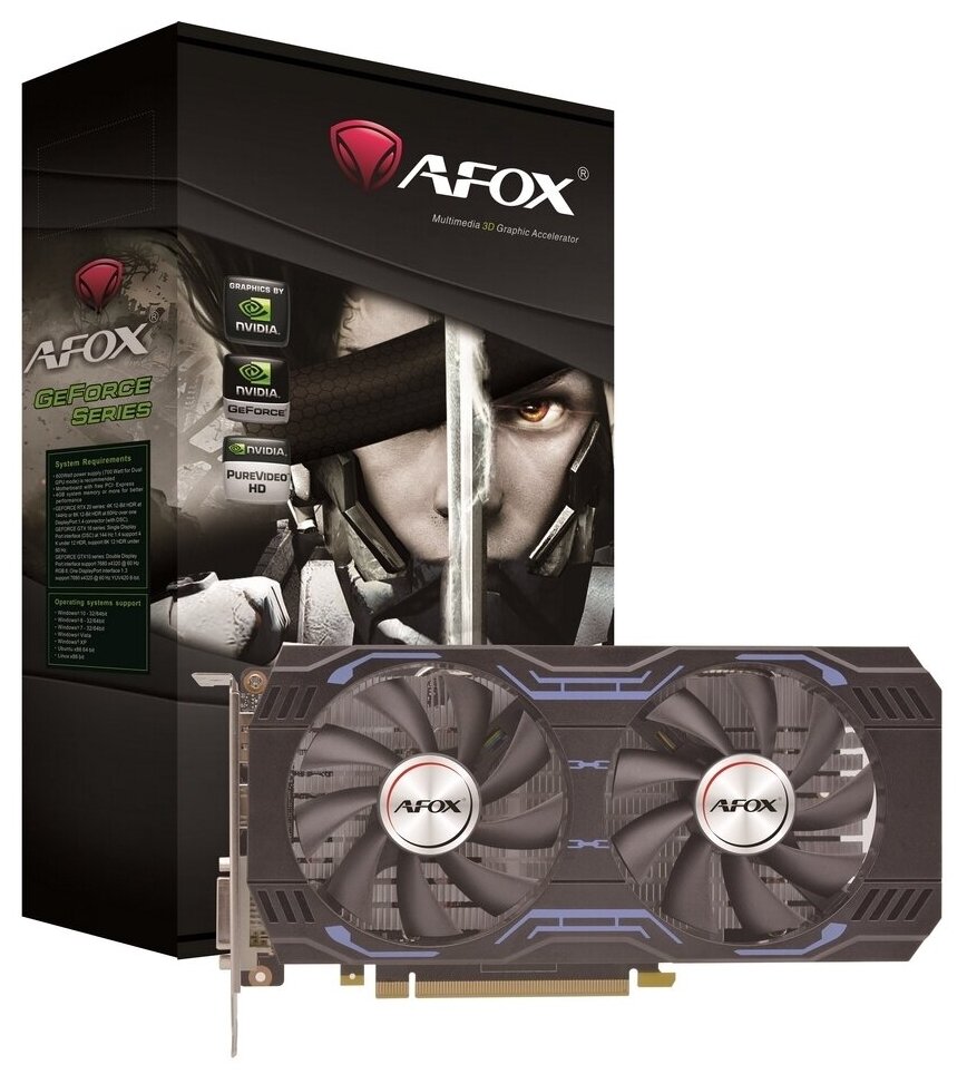 Видеокарта AFOX GEFORCE GTX 1660 SUPER 6GB (AF1660S-6144D6H1-V2)