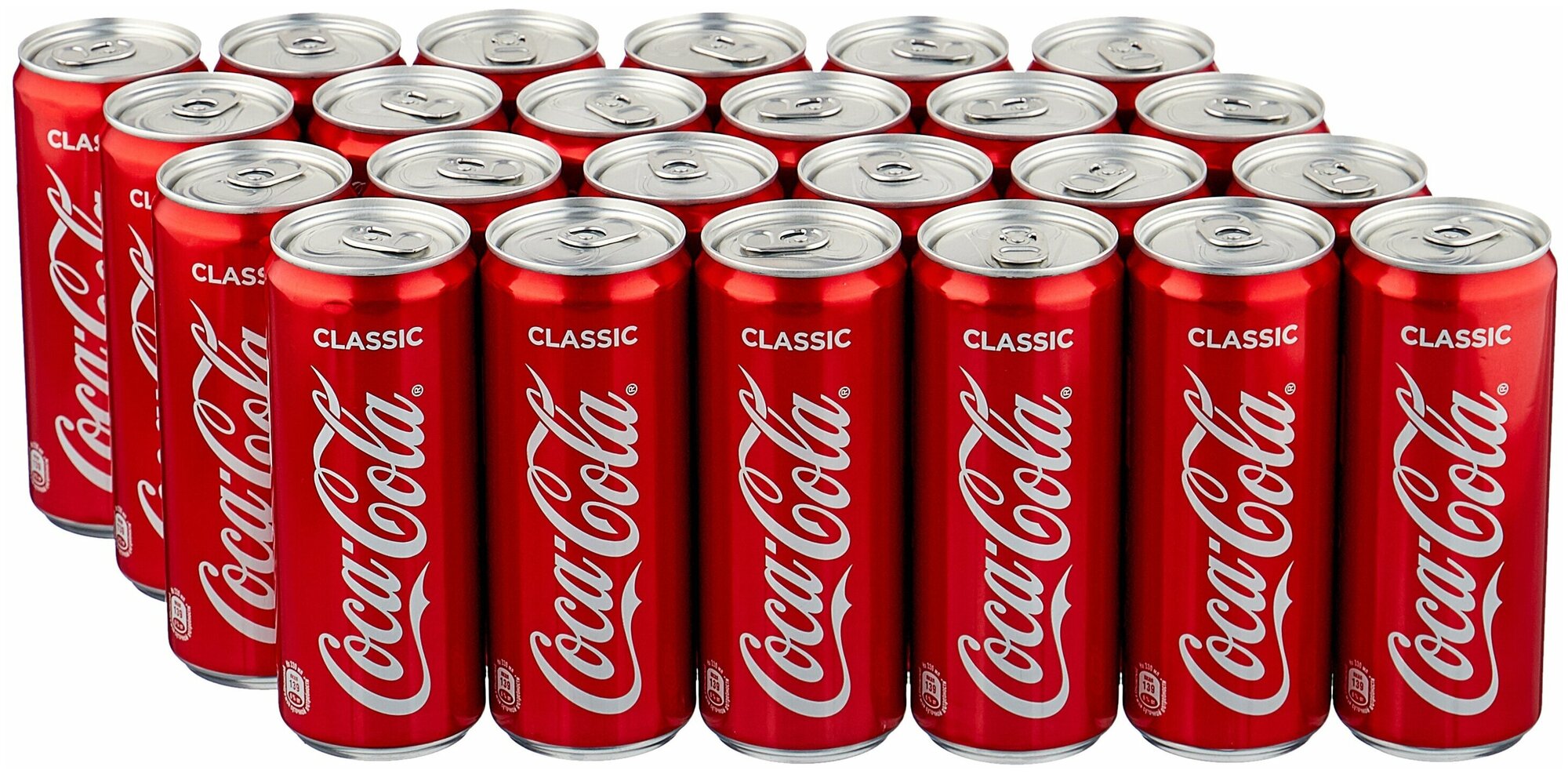Coca-Cola Original Taste ж/б 0,33 л, в упаковке 15 шт! Импорт из Грузии - фотография № 2