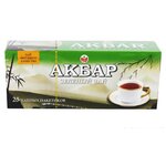 Чай зеленый Akbar Китайский в пакетиках - изображение