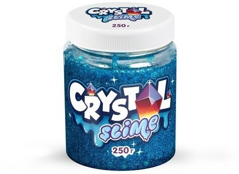 Слайм ТМ «Slime» Crystal slime, голубой, 250 г