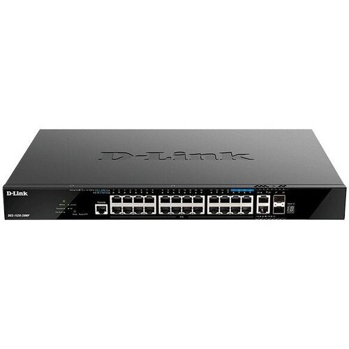 D-Link SMB D-Link DGS-1520-28MPA1A Управляемый L3 стекируемый коммутатор с 20 портами 101001000Base-T 4 портами 100100025GBase-T 2 портами 10GBase-T и 2 портами 10GBase-X SFP 9970000₽