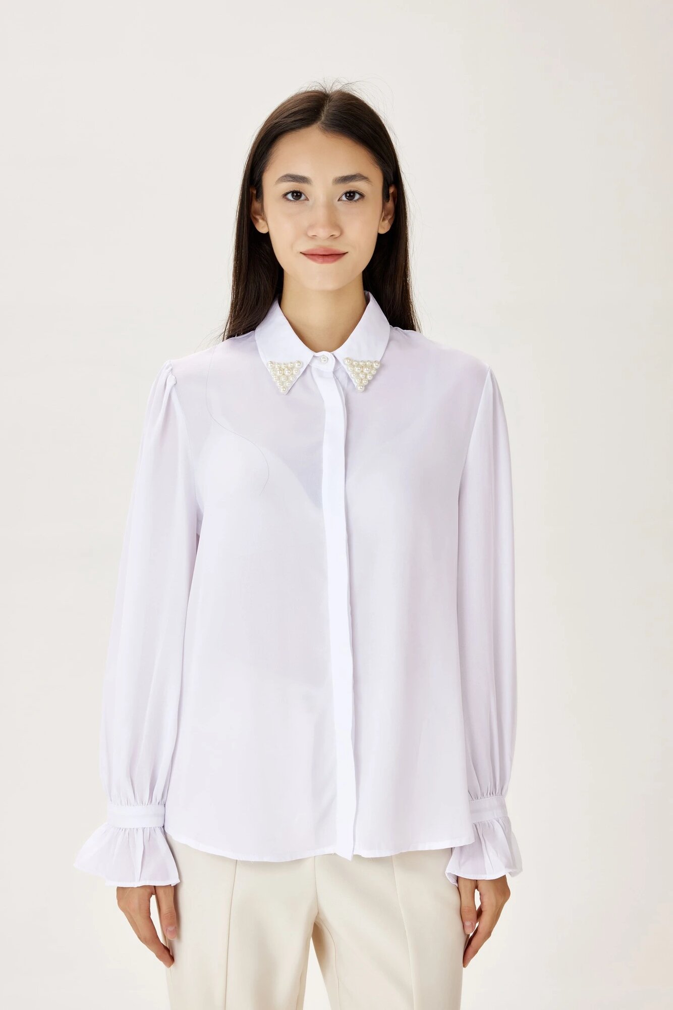 Блуза Selfie, размер S, белый — фото 1