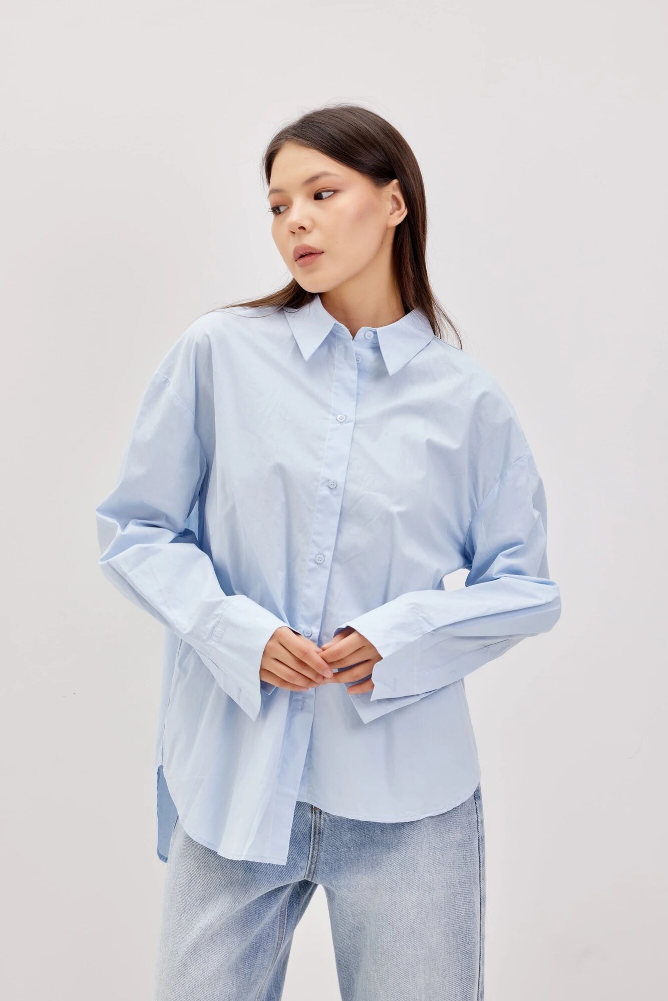 Рубашка Selfie, размер XS, синий — фото 1