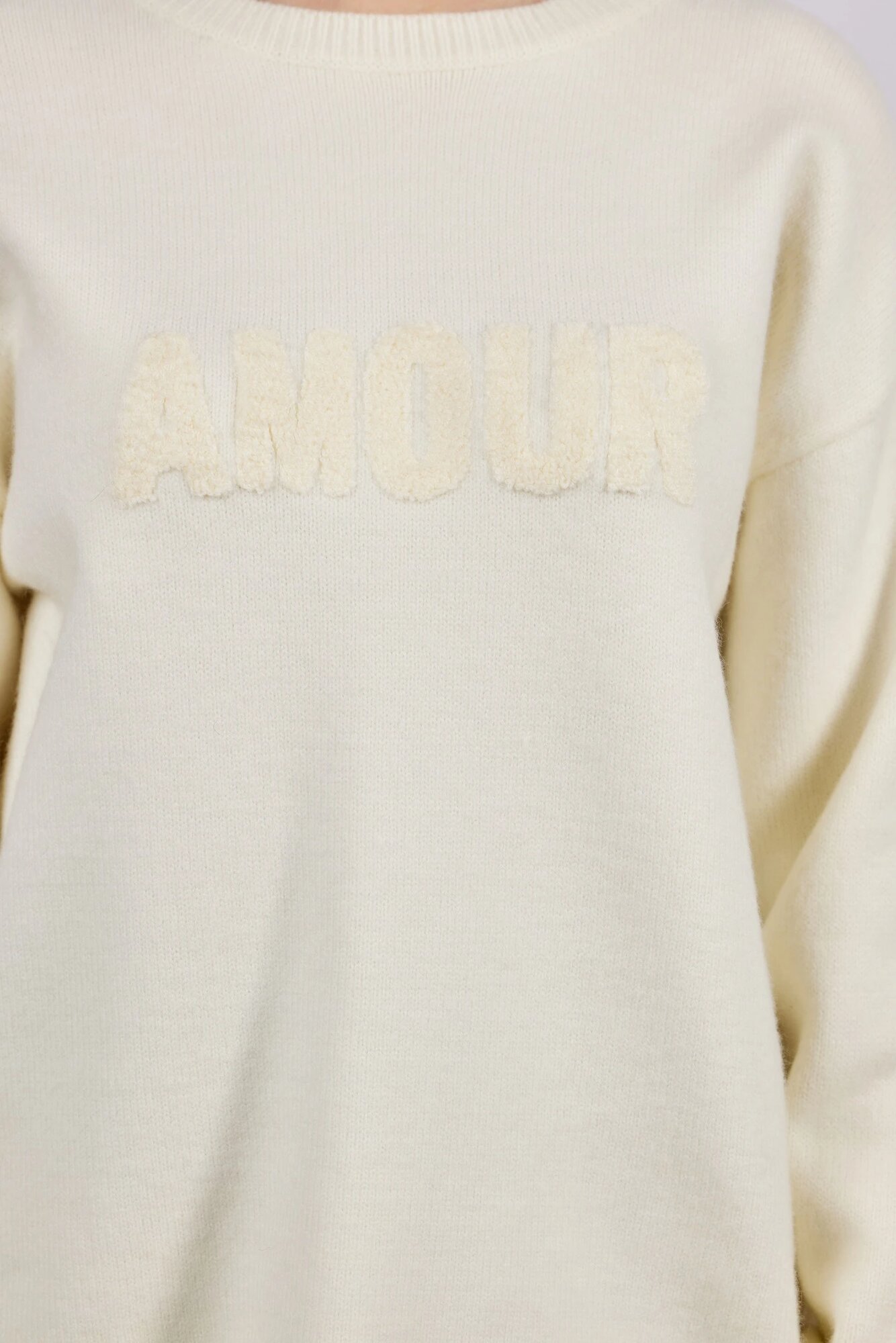 Свитер Selfie, размер XS, , бежевый — фото 1