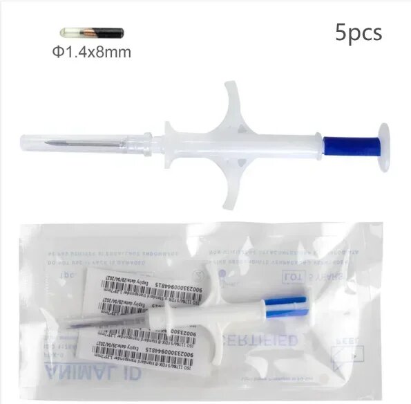 RFID-метка для животных EM4305 134.2 кГц, 20pcs 2. 12x12mm