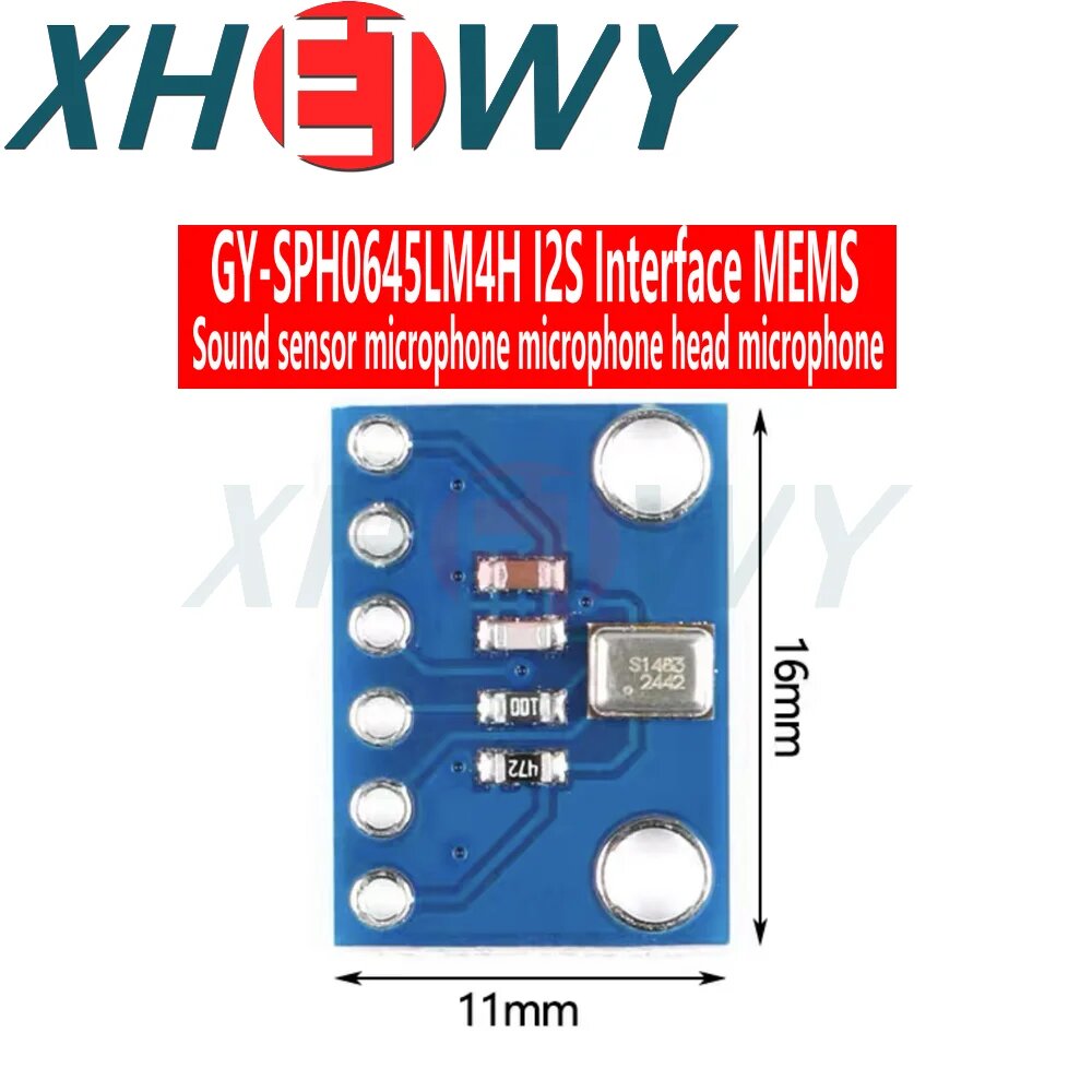 Цифровой модуль датчика звука SPH0645LM4H для Arduino GY-SPH0645LM4H
