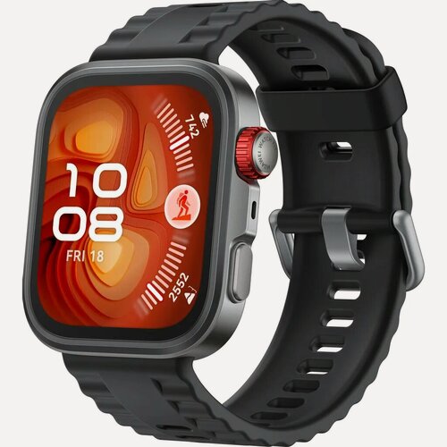 Изображение товара Смарт-часы HUAWEI Watch FIT 4 Pro (2025), ремешок из фторэластомера, черный (55020FAJ)