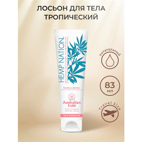 Питательный лосьон для тела Hemp Nation Sea Salt  & Sandalwood, 83 мл.