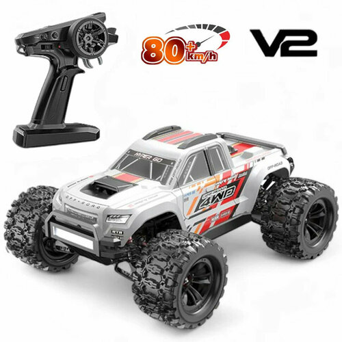 фото Радиоуправляемый монстр mjx hyper go v2 brushless 4wd 1:10 - mjx-10208-v2-white