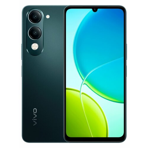 Смартфон vivo Y04 4+128 ГБ, Unisoc T7225, 6.74' IPS, зеленый