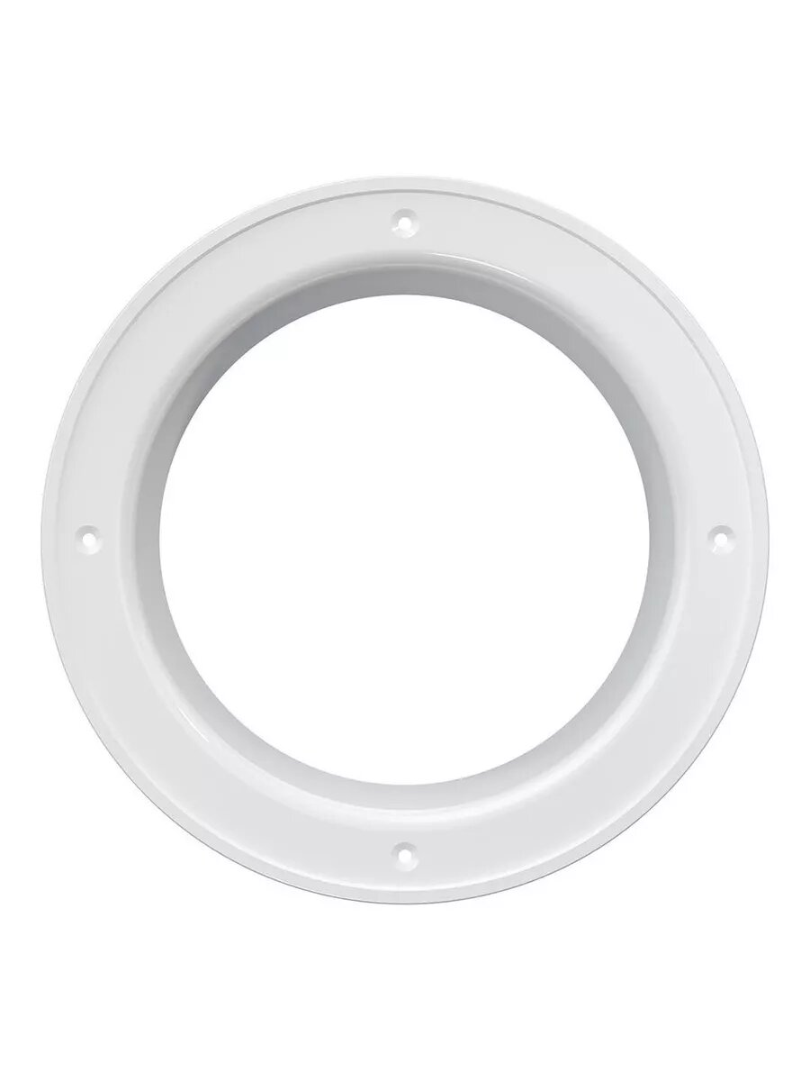 Фланец ERA 15Ф, пластик, круглое сечение, белый, диаметр 150мм, 1шт — фото 1