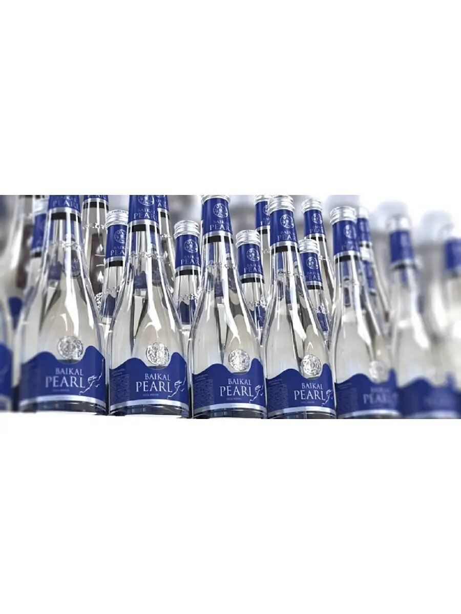 Изображение Вода питьевая BAIKAL PEARL "Жемчужина Байкала" негазированная, 20 шт. по 0.53 л, стекло