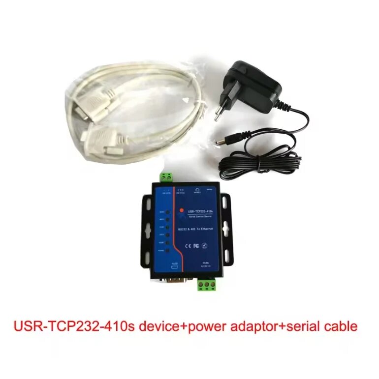 Usr-Tcp232-410S Адаптер последовательного порта RS232/RS485/RS485/IP-устройств Сервер Ethernet-конвертер Поддержка DHCP/DNS, kit3 full kit