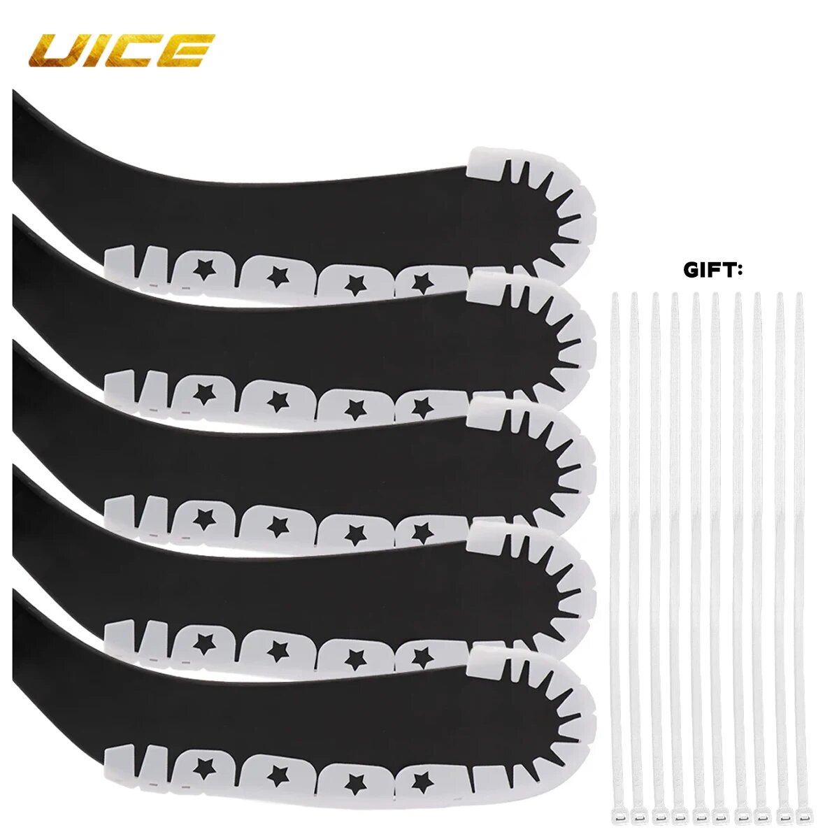 Набор из 5 шт. защитных протекторы для клюшек UICE RA034 5pcs set white