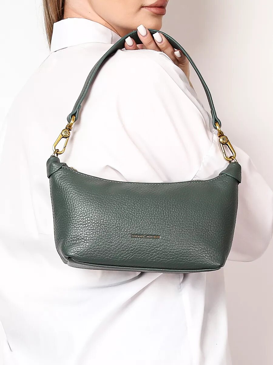 Сумка кросс-боди DAVID JONES, темно-зеленый — фото 1