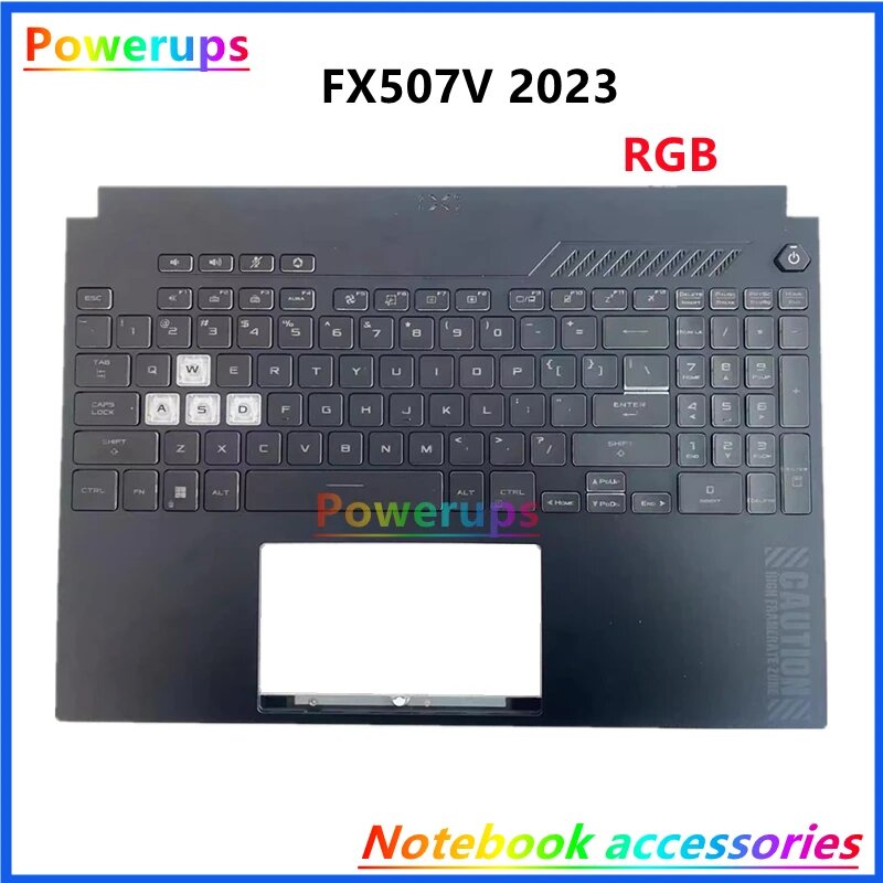Клавиатура с подсветкой для ноутбука/ноутбука США/чехол/чехол для Asus TUF 3 4 Dash F15 FA507 FX507 FX507V FA517 FX517Z 2022 2023, RGB-Black-2022