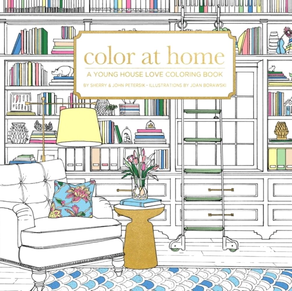 Color at Home: A Young House Love Coloring Book
