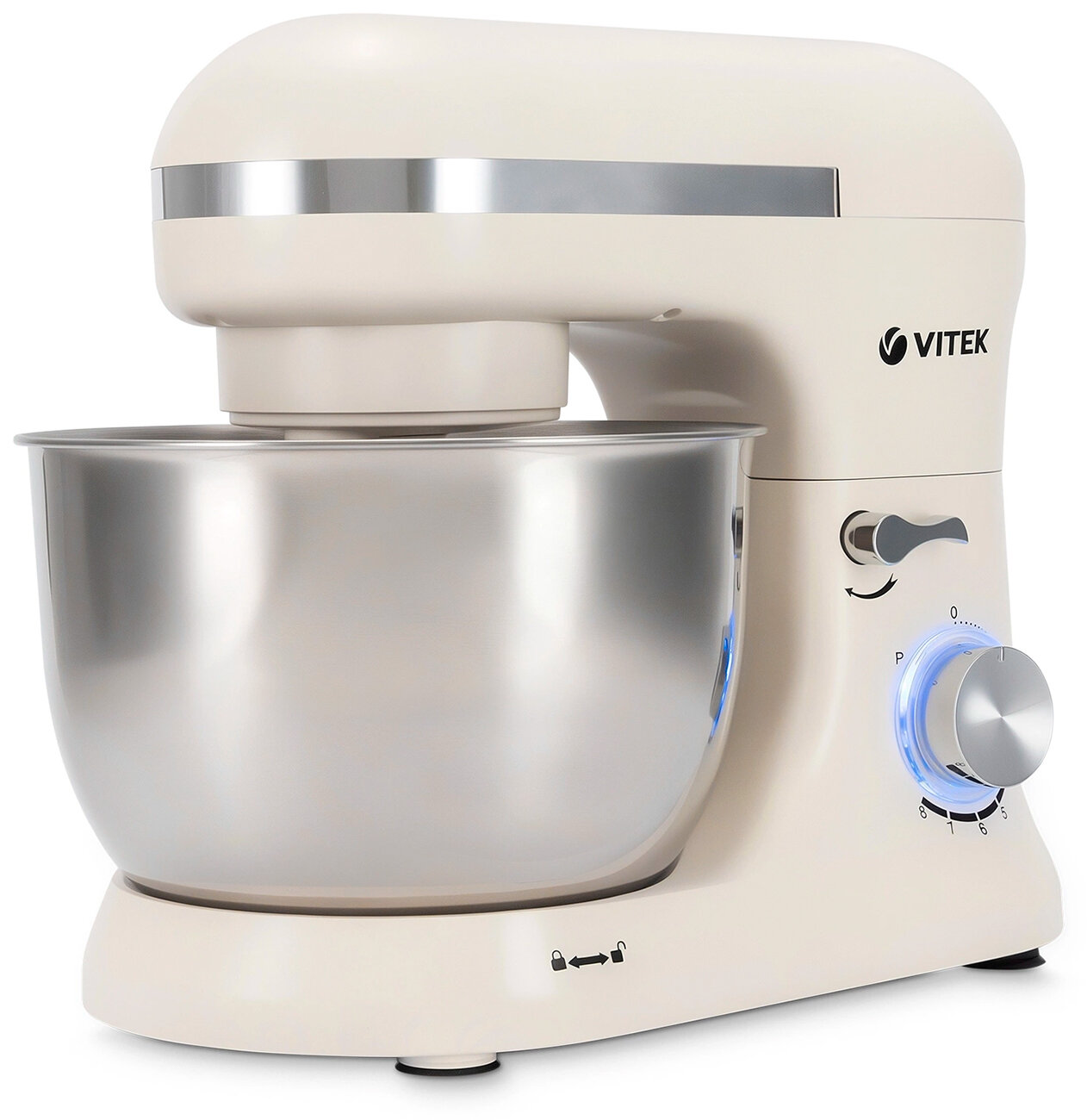 Миксер планетарный Vitek VT-PM0110 1500 Вт кремовый