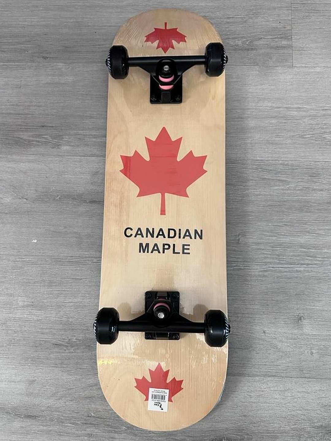 Скейтборд для скейтбординга "Без бренда", для всех возрастов, для девочек и мальчиков, черный — фото 1