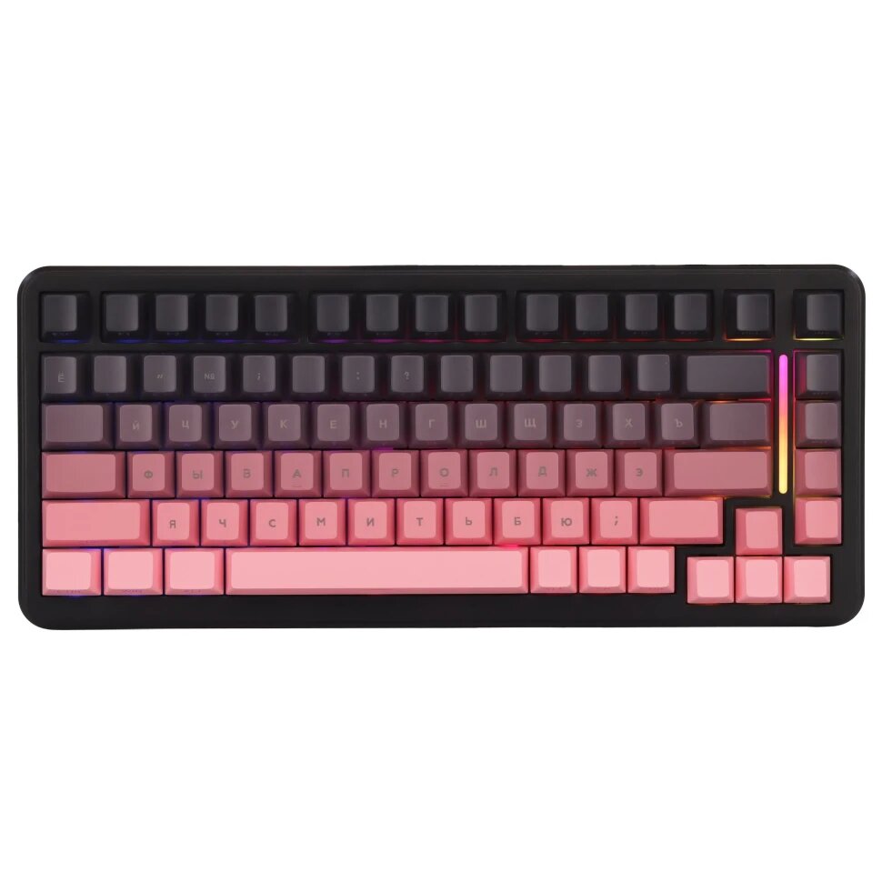Клавиатура проводная + беспроводная Attack Shark M86 Pink