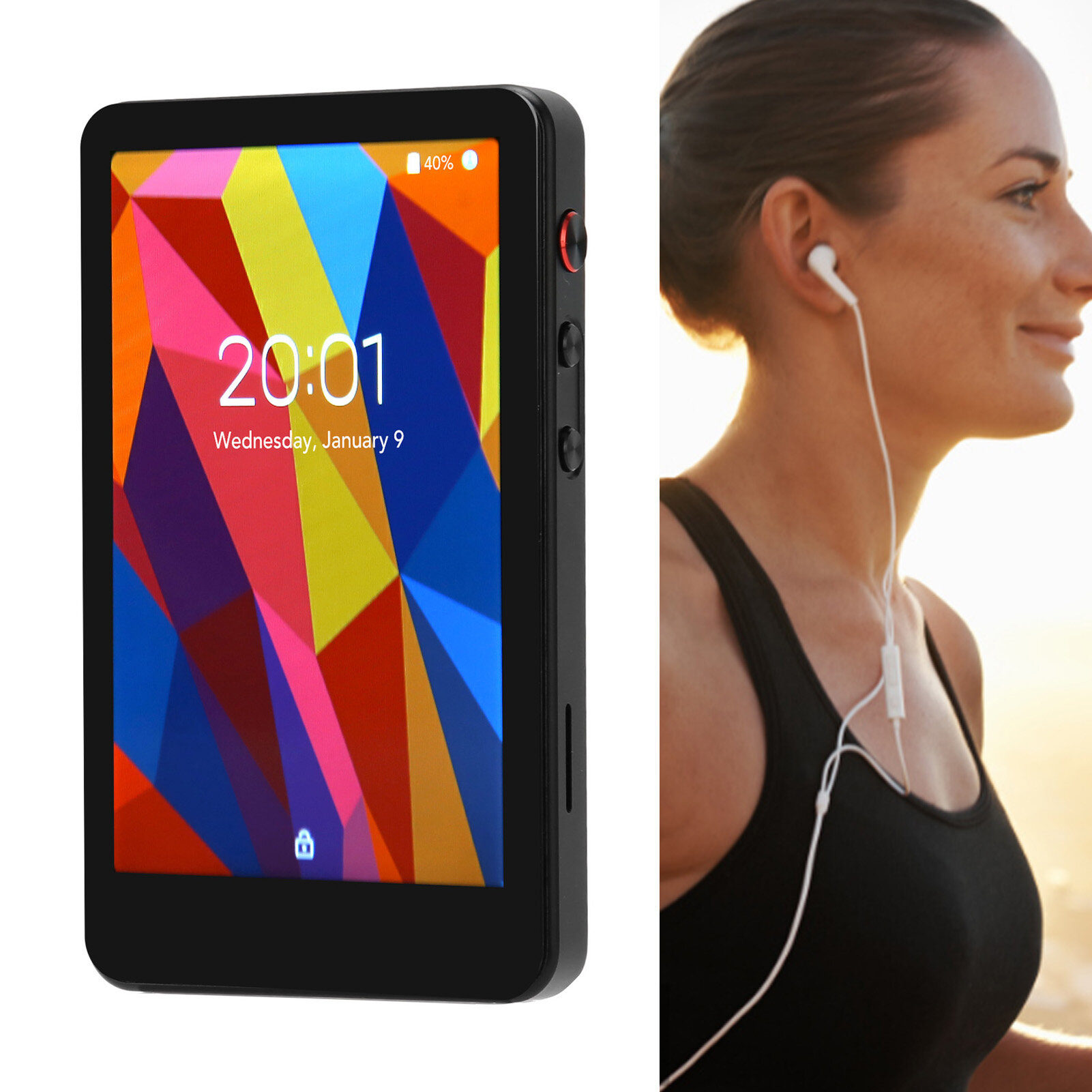 MP4 плеер с сенсорным экраном 4.0 дюйма, 1500 мАч, с Bluetooth и WiFi, для музыки и видео