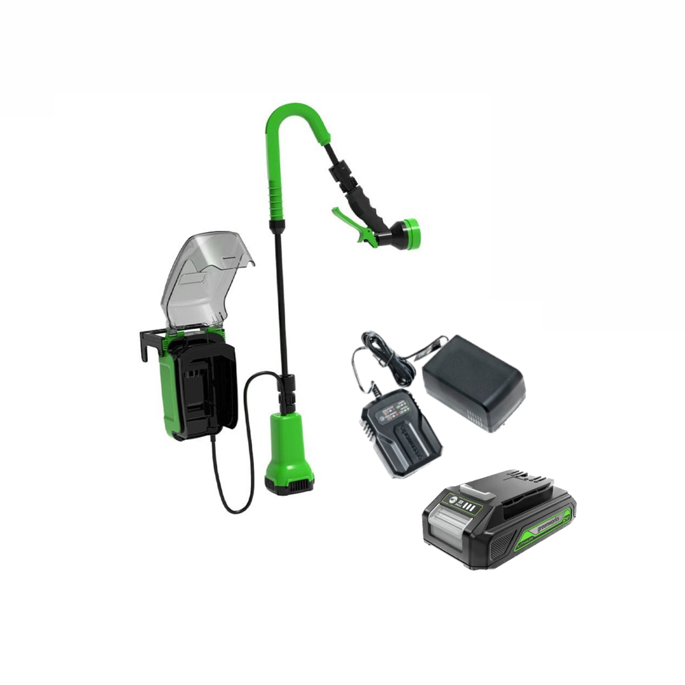 Аккумуляторный насос для полива из емкости Greenworks G24SWPK2 3401007UA