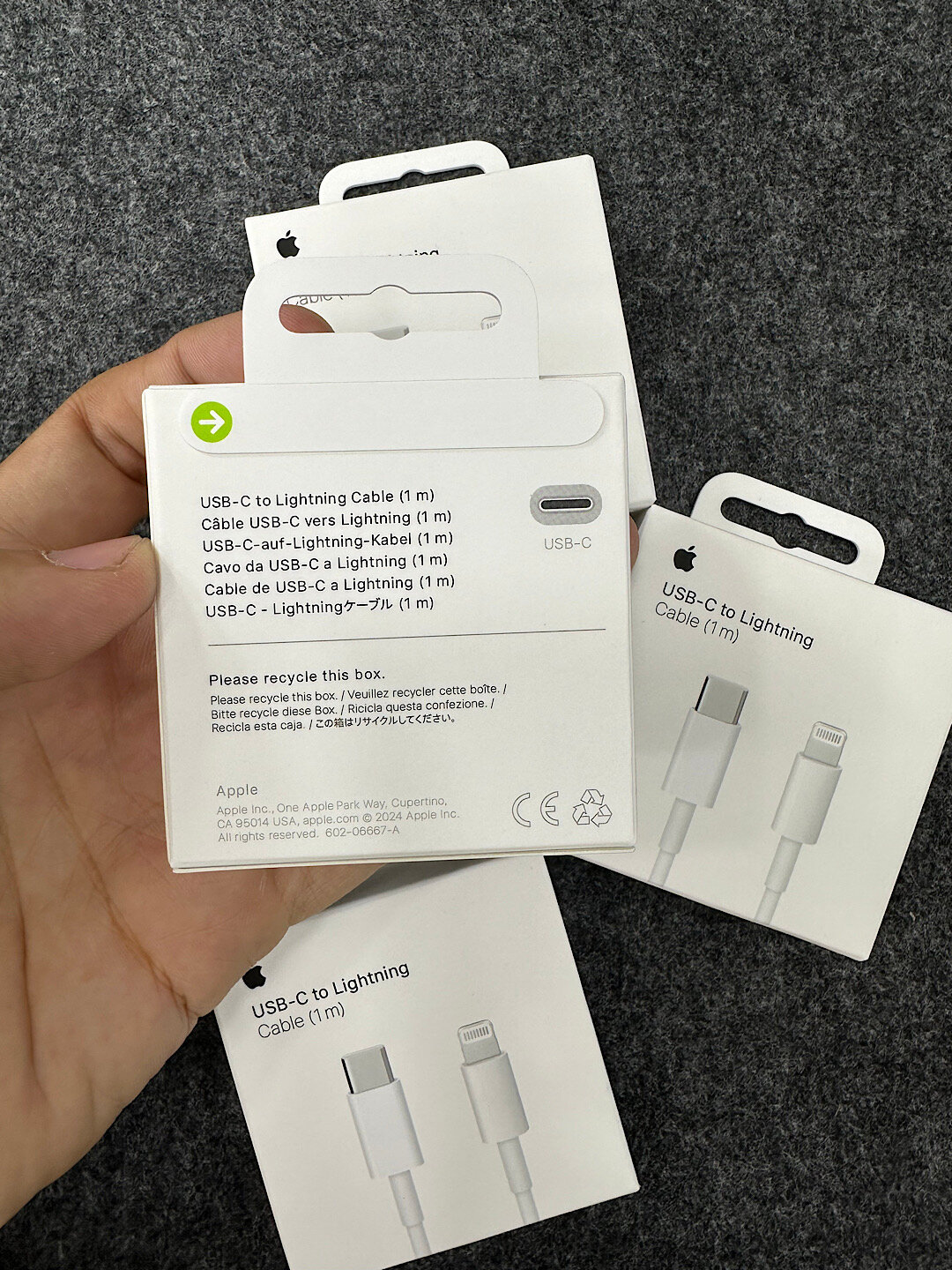 Оригинал айфон кабель, шнур, Type-C to Lightning USB проводной Apple Оригинал кабель - для iPhone X,11,12,13,14 Pro Max — фото 1