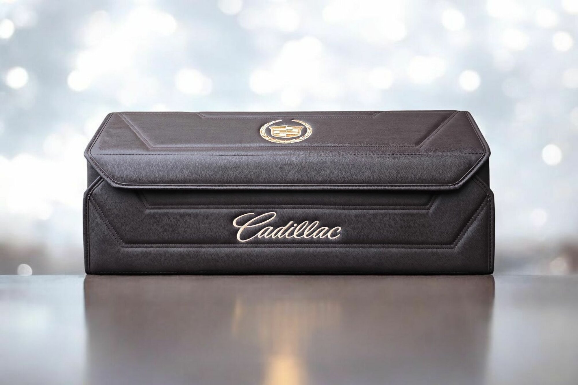 Органайзер в багажник для автомобиля Cadillac, шоколад, 70см