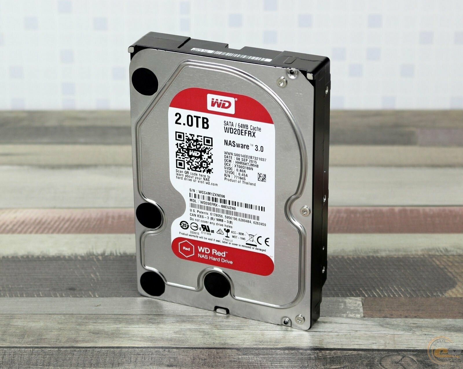 2 ТБ Внутренний жесткий диск Western Digital WD Red WD20EFRX