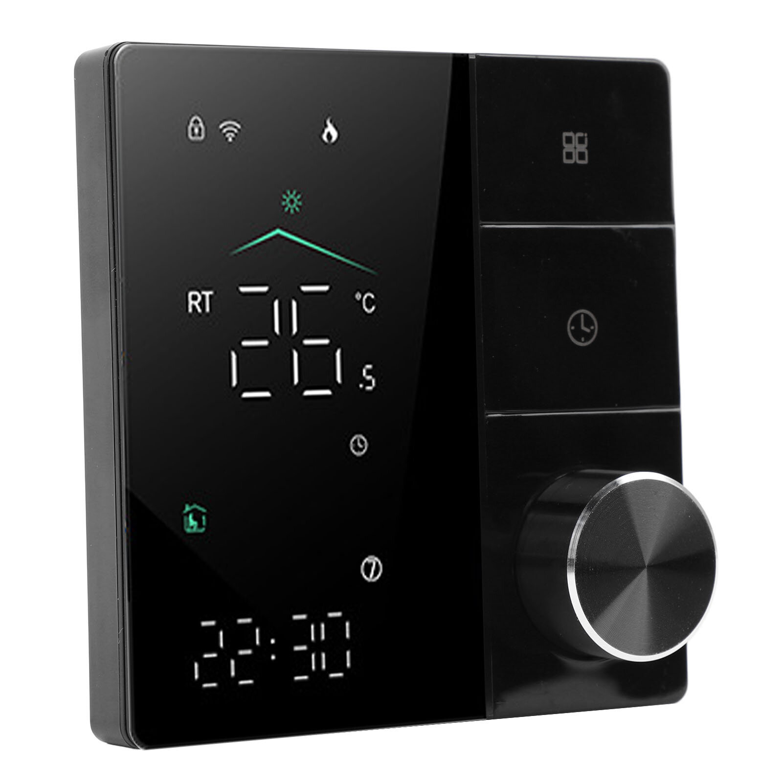 Отопительные Модули AC95 240V Smart Thermostat Wifi Программируемый емкостный сенсорный кнопочный голосовой контроль через приложение Домашний термостат для нагрева воды