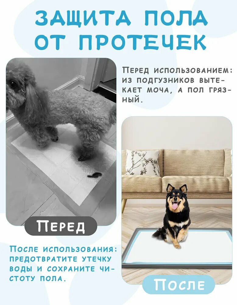 Изображение Силиконовый коврик для животных, Лоток для собак под пеленку, туалет для собак и щенков мелких и средних породЛоток, 92.2x64.2CM (ND1-02)