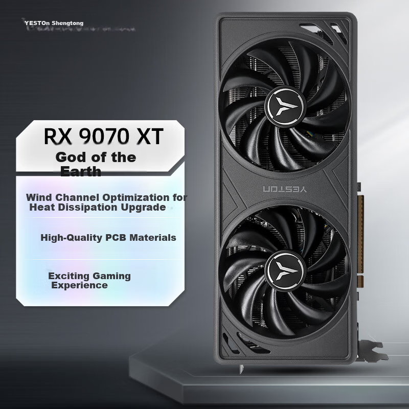 日本未発売】yeston AMD Radeon RX9070XT AMD RADEON 9070XT Yeston