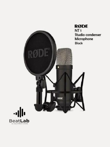 Изображение товара Студийный микрофон Rode NT1, черный, конденсаторный, кардиоидный