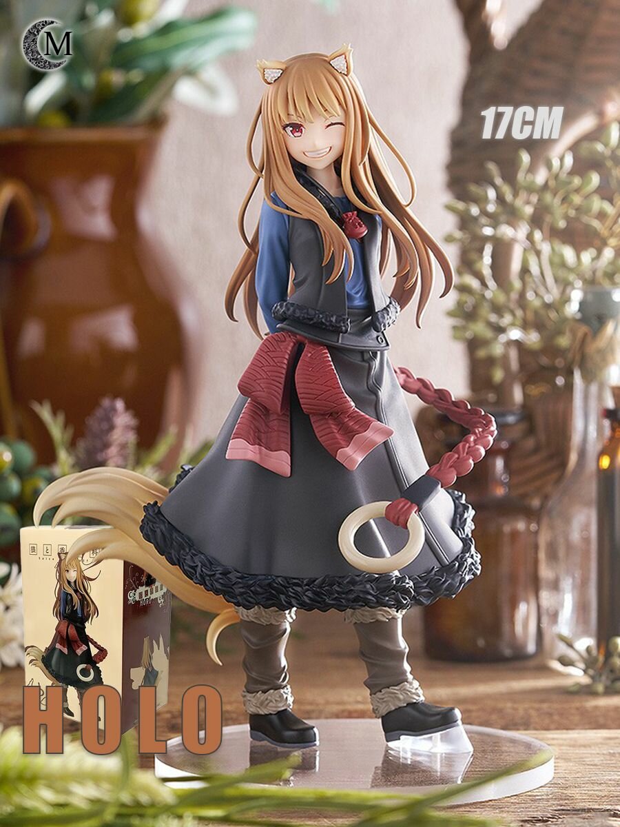 Аниме фигурки Волчица и пряности Холо / Spice and Wolf Holo (17см)