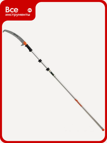 Изображение товара Садовая ножовка SKRAB со штангой 5м телескопическая 28154, Лезвие сделано из прочной стали