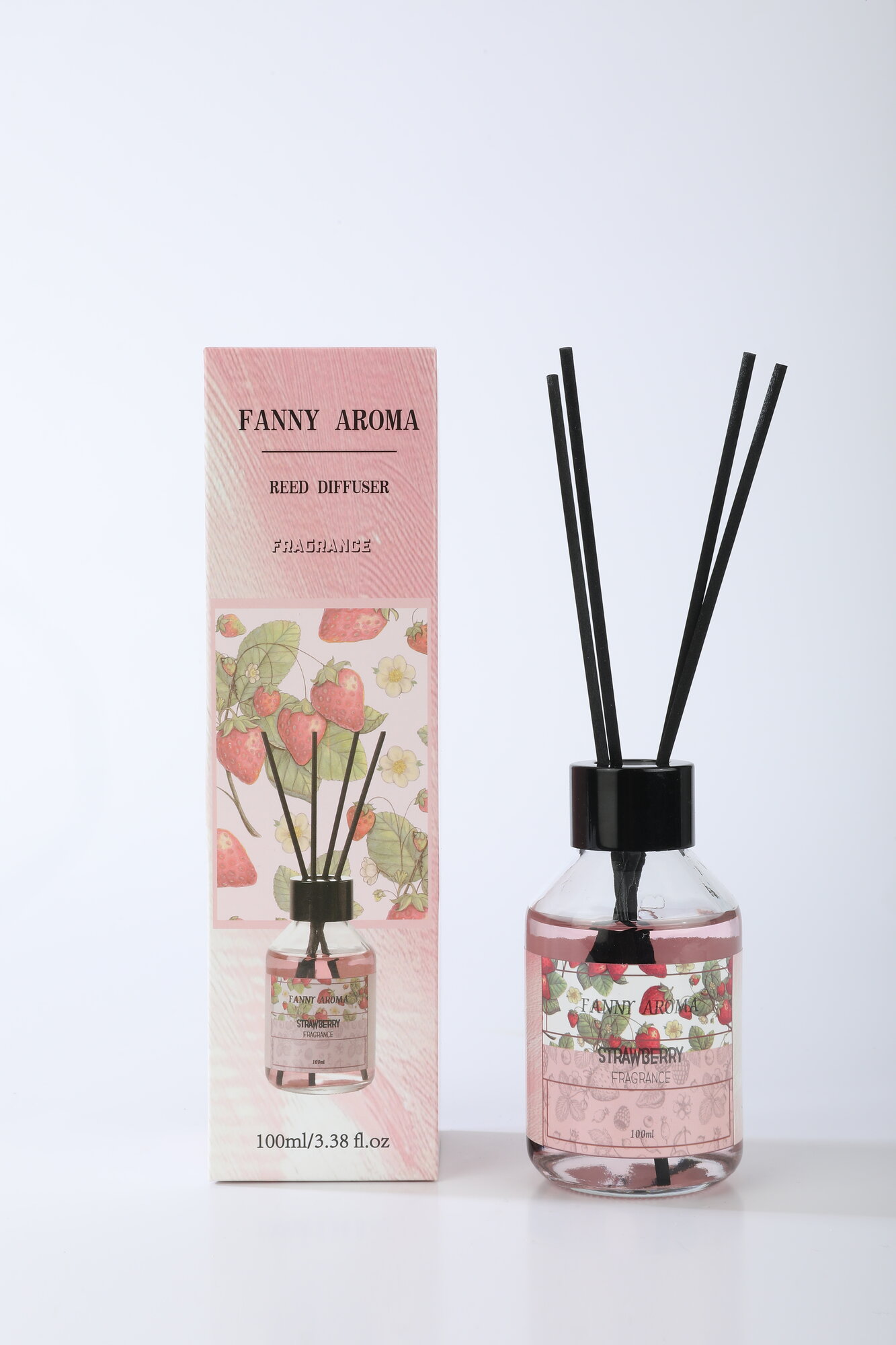 Арома диффузор для дома Fanny Aroma, клубника，100 мл — фото 1