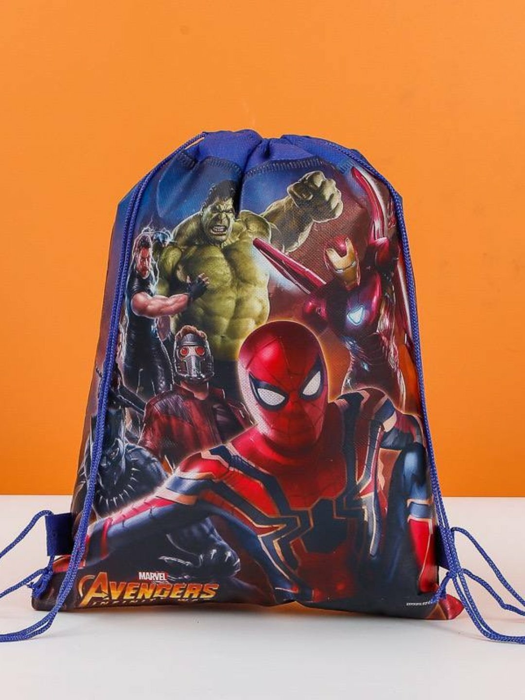 Влагостойкий детский мешок для обуви — дизайны Frozen, Avengers, Ladybug (42×35 см)